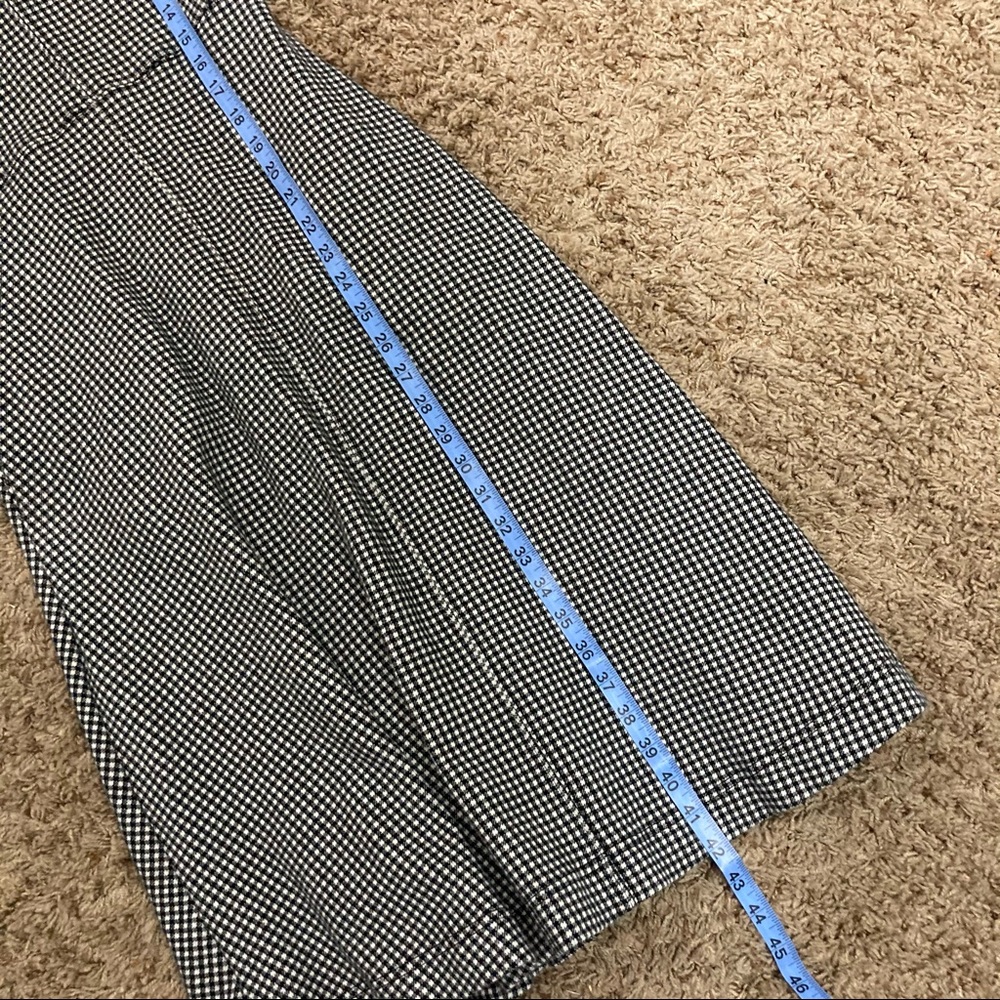 Maeve Anthro Houndstooth A Line Dress Size 8 Black - Picture 5 of 7